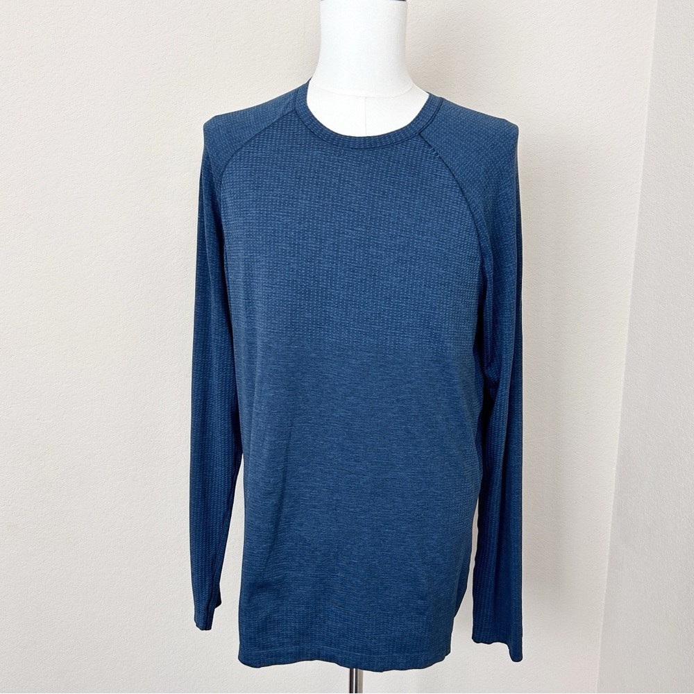 Lululemon Men’s Performance Henley Long Sleeve Shirt | Size XL | Blue
